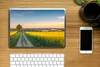 MuchoWow® Laptop Aufkleber Sticker Cover Blumenfeld - Gelb Produktbild-Vorschau 2