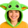 Onesie Kigurumi Pigiama Star Wars Baby Yoda Grogu Costume Anteprima dell’immagine prodotto 6