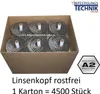 Coilnägel 16° 2,8x80mm Ring rostfrei Edelstahl Linsenkopf Produktbild-Vorschau 1