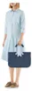 Loopshopper M Herringbone Dark Blue Einkaufstasche Produktbild-Vorschau 13