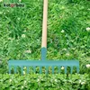 KOTARBAU® Laubrechen 32 cm Metall Rechen für Gras & Laub Produktbild-Vorschau 8
