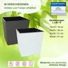 Quadratkübel Juka 25x25 Rattan anthrazit Produktbild-Vorschau 4