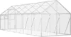 vidaXL Voliera argento 1,79 x 6 x 1,85 m in alluminio Anteprima dell’immagine prodotto 5