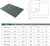 Duschspa 90x90x4cm Duschwanne Wasserdichte XPS Produktbild-Vorschau 7