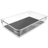 Transparente Aufbewahrungsbox mit Anti-Rutsch-Füßen und Produktbild-Vorschau 1