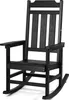 A black rocking chair is shown against a white background. Podgląd zdjęcia produktu