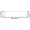 vidaXL Tenda laterale estensibile 140x600 cm crema Anteprima dell’immagine prodotto 12