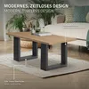 ECD Germany 2x Tischbeine / Bankkufen aus Vierkantprofilen, Produktbild-Vorschau 4