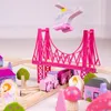 Bigjigs Rail Big Wooden Princess Train Track Voir les images du produit 7