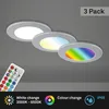 Lampy wpuszczane LED łazienkowe RGB ściemnialne pilotem Podgląd zdjęcia produktu 1