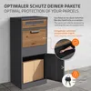 ML-Design Paketbriefkasten abschließbar, 50x112x37 cm, Produktbild-Vorschau 3
