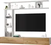 Sweiko 180x35x22.5cm TV Wohnwand-set mit Vitrinen,Mediawand Produktbild-Vorschau 16