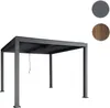 Pergola HWC-L46, záhradný lamelový pavilón, 10 cm hliníkový Náhľad obrázku produktu 8