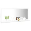 vidaXL Badspiegel Weiß 90x10,5x37 cm Holzwerkstoff Produktbild-Vorschau 3