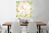 MuchoWow® Poster Dschungel - Blumen - Elefant 75x75 cm - Produktbild-Vorschau 2