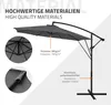 ML-Design Ampelschirm Ø 300 cm Anthrazit Alu Sonnenschirm Produktbild-Vorschau 8