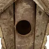Relaxdays Deko Vogelhaus zum Aufhängen, unbehandeltes Holz, Produktbild-Vorschau 8