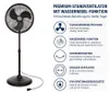 Standventilator mit Sprühnebelfunktion - Fan with Mist Produktbild-Vorschau 3