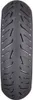A close-up view of a motorcycle tire tread. Produktbild-Vorschau