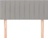 vidaXL Tête de lit gris clair 90x5x78/88 cm Tissu Voir les images du produit 3