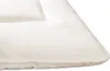 A close-up, angled view of a white duvet or comforter. Produktbild-Vorschau