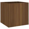 vidaXL Jardinière brune imitation chêne 40x40x40 cm bois Voir les images du produit 1