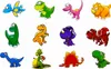 Oblique Unique Dino Kinder Tattoo Set 94 Stück Dinosaurier Produktbild-Vorschau 4