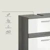 Mobile base lavabo Blake argento fumé / bianco Anteprima dell’immagine prodotto 11