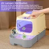 Katzentoilette mit Deckel Katzenklo bakterientötend Produktbild-Vorschau 2