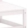 vidaXL Tabouret de jardin avec coussin blanc pin massif Voir les images du produit 4