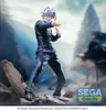 A figure of Satoru Gojo from Jujutsu Kaisen in a dynamic pose, standing on debris with a blurred background. Produktbild-Vorschau