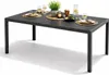 XL Non-Wood Gartentisch Outdoortisch Aluminium Anthrazit / Grau 180x90cm Produktbild-Vorschau
