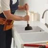 Zvonec na odtok prepchávač na rúry WC umývadlo vaňa pumpa Náhľad obrázku produktu 6