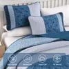 Bettwäsche-Set im Boho-Stil, blau, aus weichem Produktbild-Vorschau 4