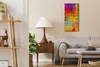 Dekor Leinwand Uhr Wandbilder 30x60 Ausdrucksstarke Produktbild-Vorschau 3