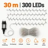 30M 300LEDs 8 Modi Lichterkette Strom, Timer, Merkfunktion, Produktbild-Vorschau 7