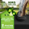 tillvex® Pied de parasol noir 60 litres / 80 kg - 4 pièces Voir les images du produit 3