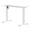 A white electric standing desk frame on a white background. Anteprima dell’immagine prodotto