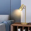 ZMH noční lampička do obývacího pokoje stolní lampa zlatá - Náhled obrázku produktu 8