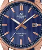 Casio Edifice Montre en acier inoxydable bracelet en cuir Voir les images du produit 7