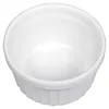 Piatto aletta in gres "Prisma", Ø 9 cm, H 5 cm, bianco (1 Anteprima dell’immagine prodotto 1