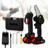 21V 4 Zoll Elektro-Kettensäge und 25mm Akku Astschere Produktbild-Vorschau 1