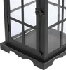 BELIANI Kovový lampáš čierny železný 42 cm stojan na Náhľad obrázku produktu 8