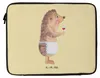 Mr. & Mrs. Panda Laptop Tasche Igel Wein 27 x 36 cm - Gelb Produktbild-Vorschau 4