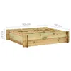 vidaXL Podwyższone łóżko 150x100x40 cm z impregnowanego Podgląd zdjęcia produktu 10