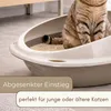 Katzenklo mit Rand Katzenklo Offen Katzentoilette moderne Produktbild-Vorschau 4