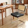 2er Set Kunstleder Esszimmerstühle Chrombeine Mid-Century Produktbild-Vorschau 12