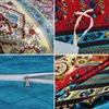 Bettwäsche-Set 220x240cm 3-teilig Baumwolle Bunt Vintage Produktbild-Vorschau 8