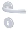 Alpertec BB-Rosettengarnitur Marcy Aluminium silber rund Produktbild-Vorschau 1