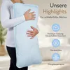 Herlag 2-in-1 Kopfkissen mit Sommer- & Winterseite 40×80cm Produktbild-Vorschau 6